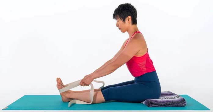 Seated Forward Bend (with Arm Extension) Yoga Healthhyme