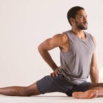 Pigeon stretch Yoga Healthhyme