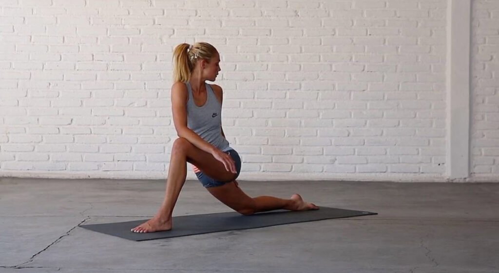 Low Lunge Twist Yoga Healthhyme