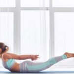 The Skydiver pose Yoga