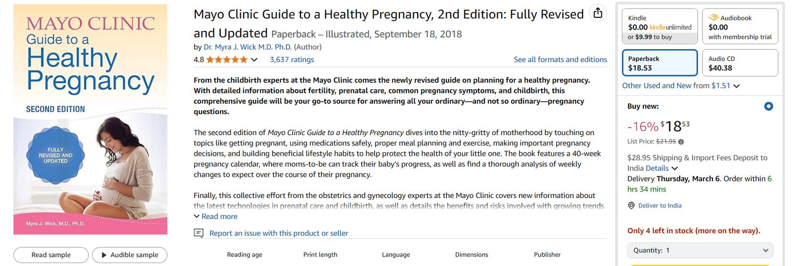 Mayo Clinic Guide to a Healthy Pregnancy